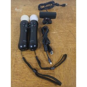 Sony PlayStation Move Bundle PS3 - 2x Motion Controllers & PS EYE‎ Camera
